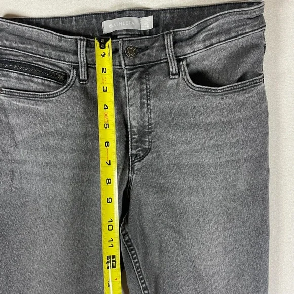 Athleta Sculptek Women's Ultra High-Rise Skinny Gray Denim Wash Jeans - Size 10 - Picture 8 of 11